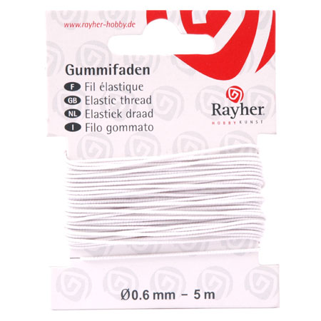 Rayher Elastic thread - 0,6mmx5m