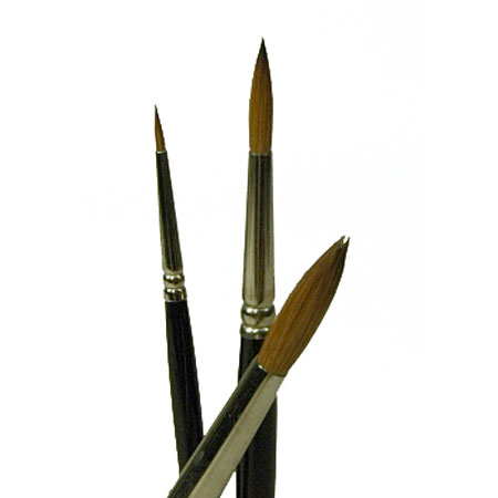 Rekab Brush series 3 - kolinsky sable - round - short handle