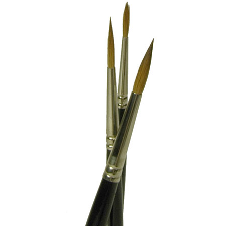 Rekab Brush series 348 - kolinsky sable - round - short handle