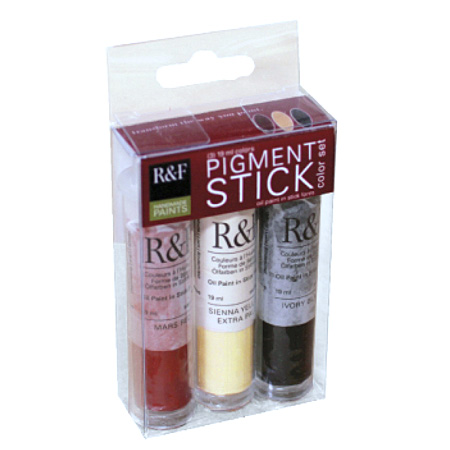 R&F Pigment Stick Begin - 3 assorted oil stick (19ml)