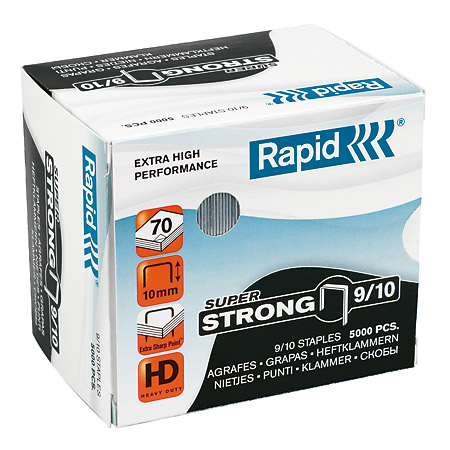 Rapid SuperStrong - boîte de 5000 agrafes 9/…
