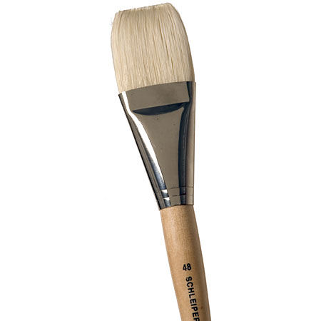 Schleiper Brush series 2023 - Chungking hog bristle - flat - long handle