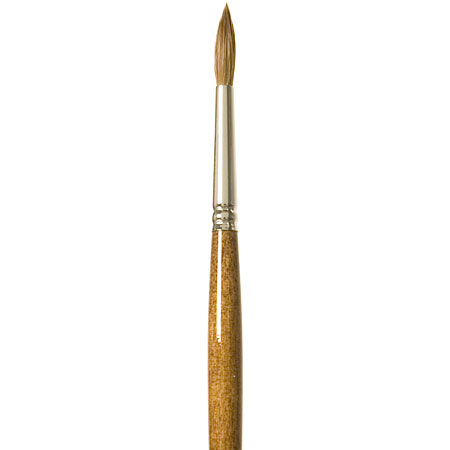 Schleiper Brush series 2054 - kolinsky sable - round - long handle