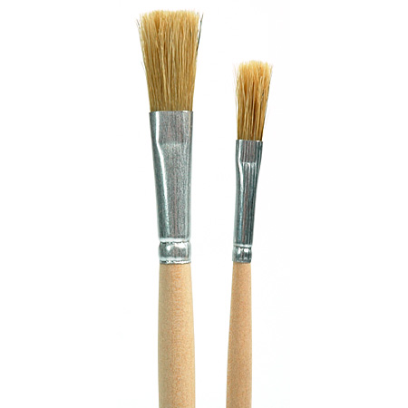 Schleiper Brush series 2070 - hog bristle - oval - long handle