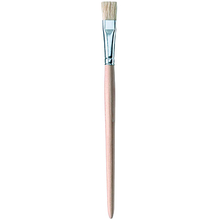 Schleiper Brush series 2073 - hog bristle - flat - short handle