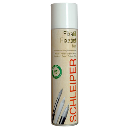 Schleiper fixative for pencils, pastels, charcoal, photos - 400ml spraycan
