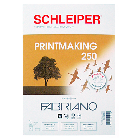 Schleiper Printmaking - Powered by Fabriano - gravureblok - 40 vellen 250gr/m²
