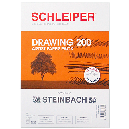 Schleiper Drawing - pack of 100 sheets 200g/m²