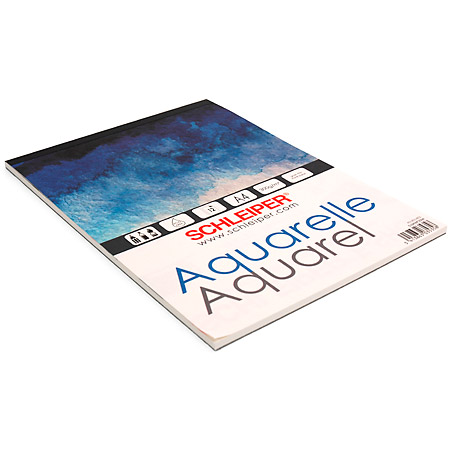 Schleiper Aquarelblok - 12 vellen - 300gr/m² - fijne korrel