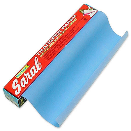 Saral Papier transfert - rouleau 31,6cmx3,66m - bleu