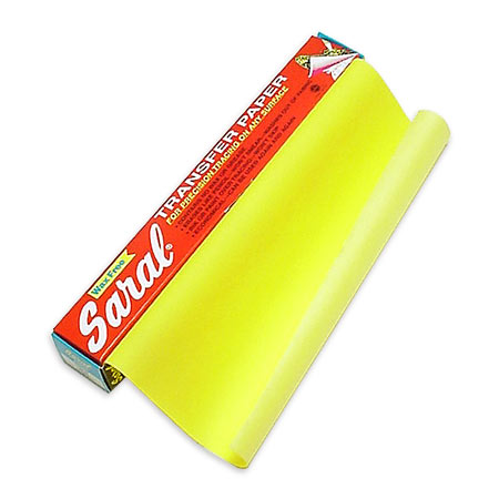Saral Transfert paper - rol 31,6cmx3,66m - yellow