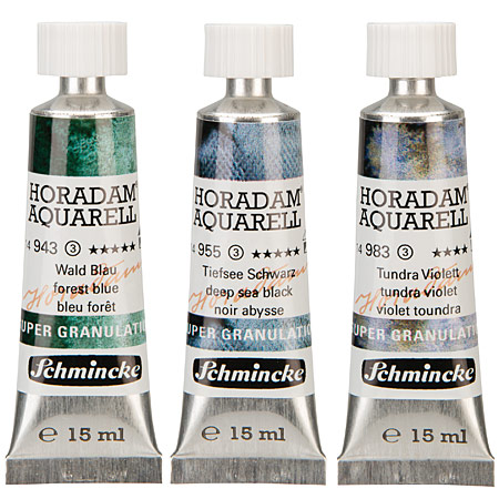 Schmincke Horadam Super-Granulation - aquarelle extra-fine - couleurs super granulantes - tube 15ml