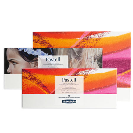 Schmincke Etui en carton - assortiment de pastels surfins extra tendres