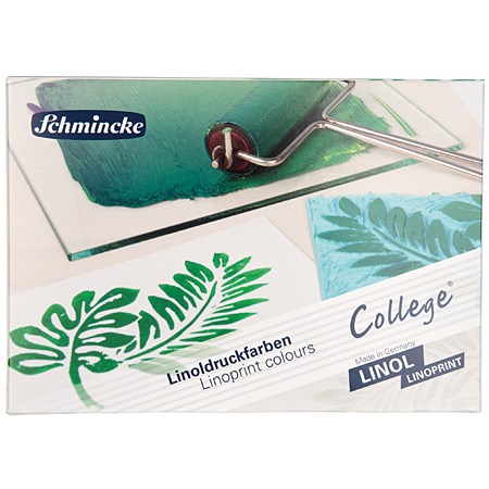Schmincke College Linol - 5 assorted 75ml tube of lino printing ink