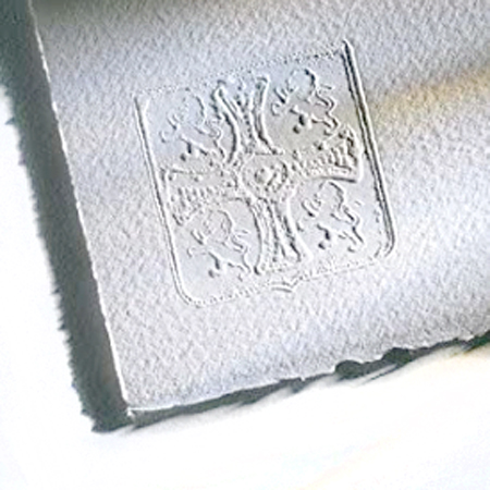 Waterford watercolour paper 100% cotton - 300g/m² - roll 1,524x10m - 2 deckled edges - cold pressed - high white