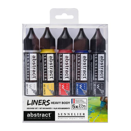 Sennelier Abstract - liners acrylique - assortiment de 5x27ml