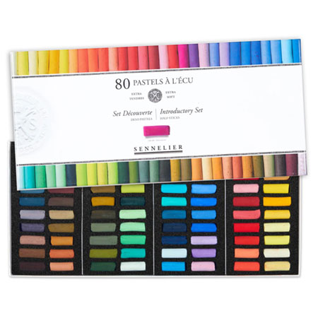 Sennelier Pastel à l'écu - kartonnen doos - assortiment van zachte halve pastels