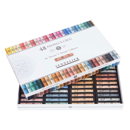 Sennelier Pastel à l'écu - kartonnen doos - assortiment van zachte pastels