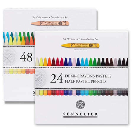 Sennelier Pastel Pencil - kartonnen doos - assortiment halve houtenvrije pastelpotloden