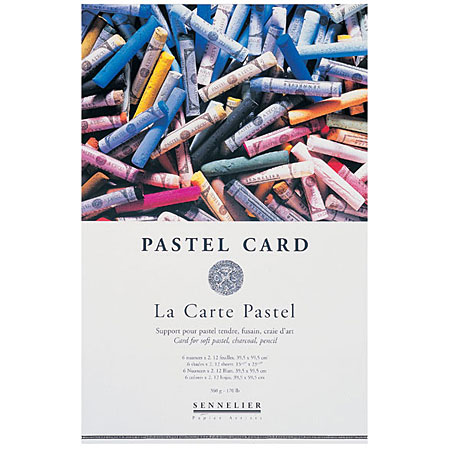 Sennelier La Carte Pastel - bloc pastel - feuilles 360g/m² - assortiment de couleurs