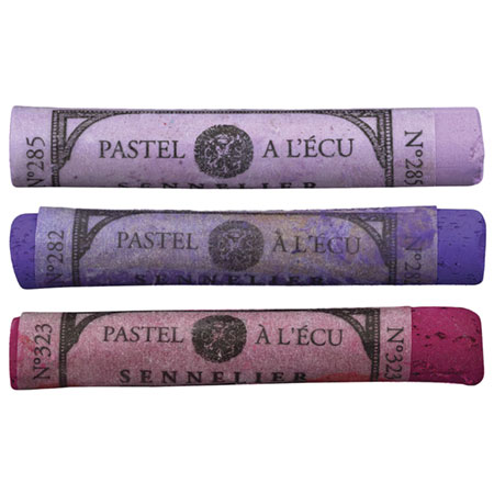 Sennelier Pastel à l'écu - pastel tendre surfin - tons violets