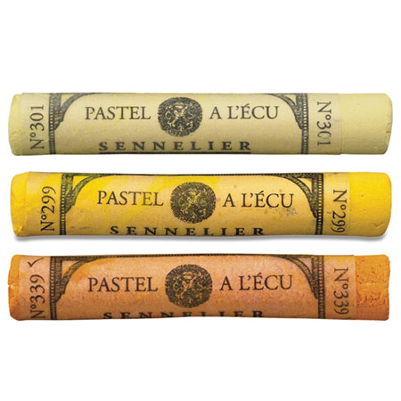 Sennelier Pastel à l'écu - pastel tendre surfin - tons jaunes