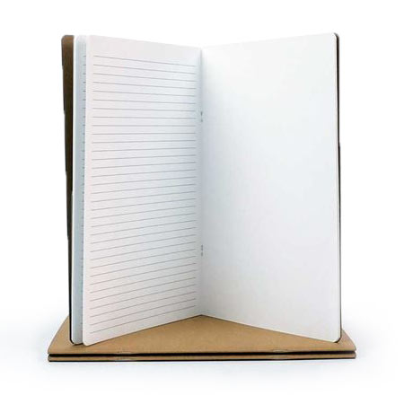 Seawhite Eco Starter - album de dessin/écriture - couverture cartonnée souple - 16 feuilles 150g/m² - ligné/uni
