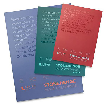 Legion Paper Stonehenge Aqua - watercolour pad - 100% cotton sheets