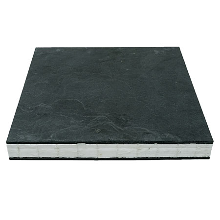 SM-LT Art #stonebook - aquarelalbum (100% katoen papier) - steen omslag - 32 vellen 300gr/m² - 19,5x19,5cm - fijne korrel