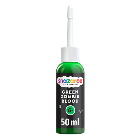 Snazaroo Gel Vert Zombie - flacon 50ml