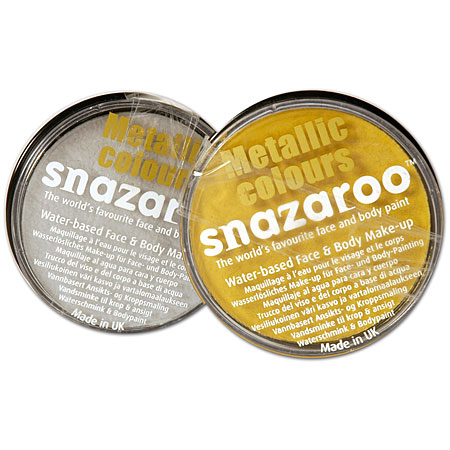 Snazaroo Metallic Colours - waterbased face & body paint - 18ml
