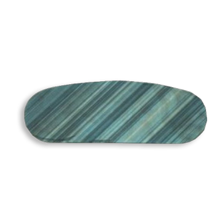 Solargil Estèque en métal - rigide - demi-ovale - 95x48mm