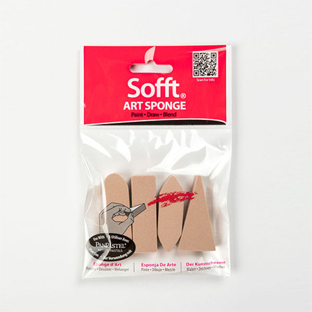Sofft 4 assorted art sponges