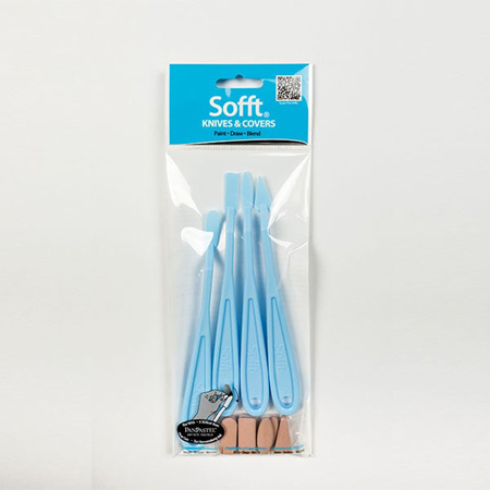 Sofft Doezelaar - assortiment van 4 mesjes & 8 tips