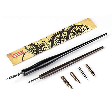 Speedball Sketching Pen Set - 2 pen holders & 6 assorted pen nibs