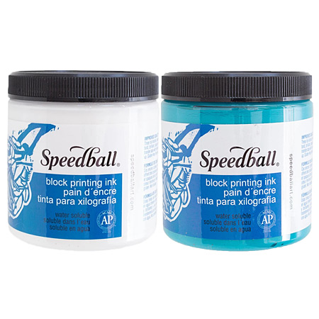 Speedball Encre d'impression - lavable à l'eau - pot 237ml