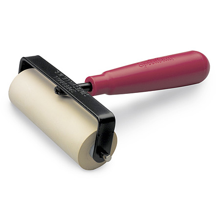 Speedball Soft rubber brayer - plastic handle