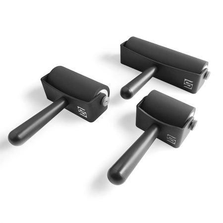 Speedball Professional Brayer - inktrol in harde rubber - aluminium kader en handvat