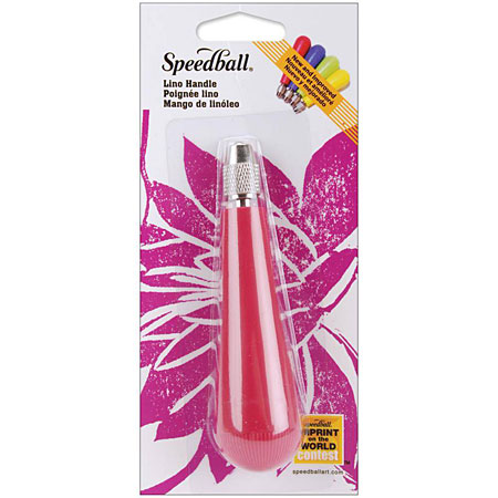 Speedball Lino handle - red - blisterpack