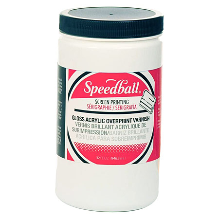 Speedball Vernis acrylique pour la sérigraphie - bouteille 946ml - brillant
