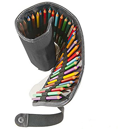 Speedball Roll-up in black canvas - for 36 pencils