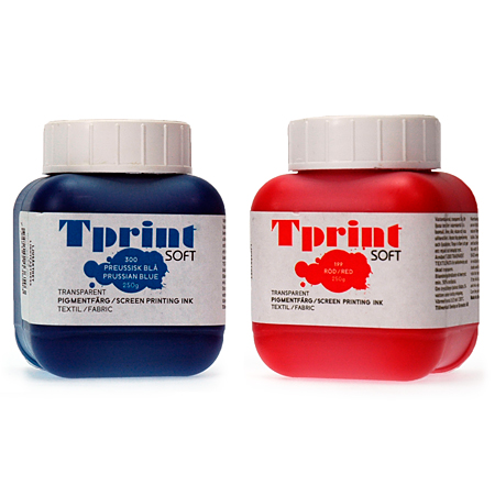Screentec Tprint Soft - zeefdruk textielinkt - op water basis - transparante kleuren - pot 250g