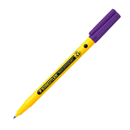 Staedtler Noris Writting Pen - viltstift met plastiek pen punt - geel houder
