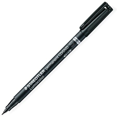 Staedtler Lumocolor Permanent CD/DVD - pen - superfine tip (0.4mm) - black