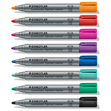 Staedtler Lumocolor Flipchart Marker - marqueur pointe ronde (2mm)