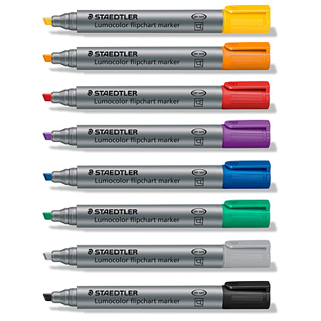 Staedtler Lumocolor Flipchart Marker - marqueur pointe biseautée (2/5mm)