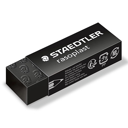 Staedtler Rasoplast - rectangular black eraser - 65x23x13mm