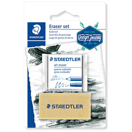 Staedtler Eraser Set - assortiment van 2 gommen