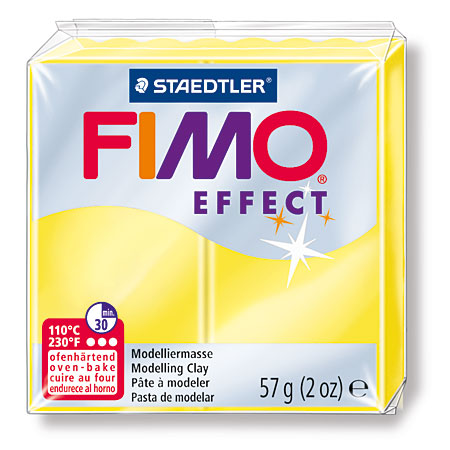 Staedtler Fimo Effect - polymer clay - block 56g - transparant colours