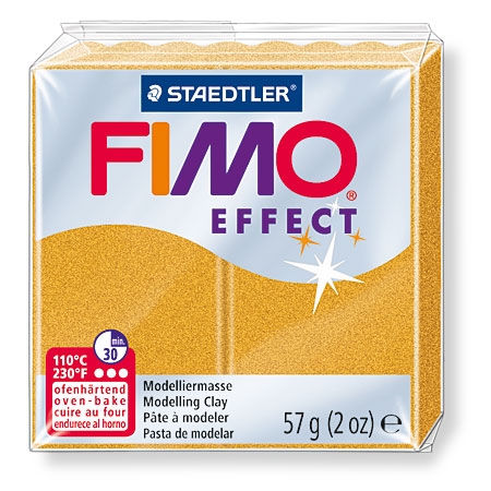 Staedtler Fimo Effect - polymer clay - block 56g - metallic colours